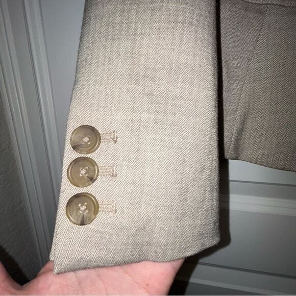 New, Banana Republic Two Button Front Long Sleeve Blazer Jacket - Picture 2 of 8